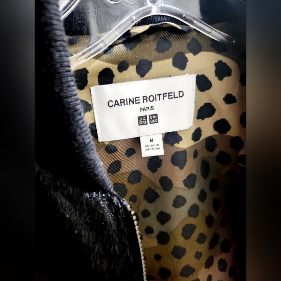 Sold!Uniqlo black fur bomber jacket - Picture 4 of 6